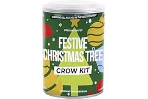 GIFT REPUBLIC Christmas Tree Grow Tin,Multi Colored