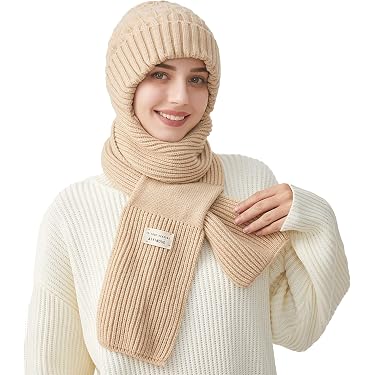 Bonnet En Coton Peigné - Doux, Chaud Et Coupe-Vent - Hiver & Activités Outdoor - 11