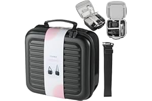 TAAOKA Etui na aparat kompatybilne z aparatem Canon EOS Rebel T7/R50/R6 Mark II/R100/R50 V/T6/R8/R10/R5 Mark II/RP/R7/5D Mark IV/SL3/R5/T100 DSLR (#1 czarny)