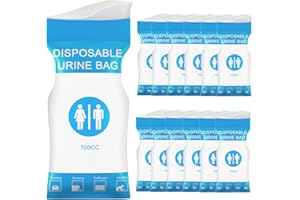 Tigcent Urinario Portatil Mujer Hombre Niños Bolsas Vomito Coche, Bolsas de Orina Desechables Urinario Portatil Inodoro para Camping Viaje Embotellamiento (12 Paquetes)