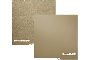 JUUPINE for 3D Printer Kobra S1 Printing Platform PLA Plate Double Sided Available Smooth Texture PEI, 264x276mm Carbon Plate, Suitable for Anycubic Kobra S1 ACE Pro