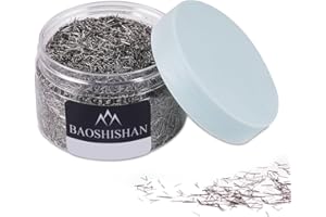BAOSHISHAN Polierstifte Edelstahl-Endstifte für Magnetbecher Polierer Finisher 0,5 mm × 5 mm 300 g (0.5 × 5 mm, 300g)