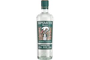 Sipsmith | London Dry | Made in London | Craft | Gin | Smooth | Juniper | Copper Pot Still | Classic | 41.6% ABV | 70cl