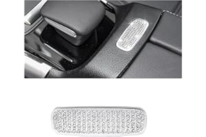 ‎BLINGOOSE BLINGOOSE Bling Zubehör für Mercedes W177 GLA CLA GLB A Klasse 2022 2021 2020 Glitzer Armlehnen Box Schalter Abdeckung Auto Innen Knopf Dekoration Dekor Aufkleber Metall Crystal