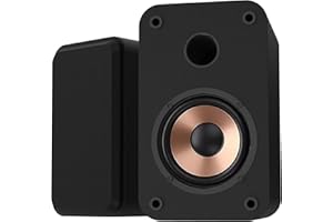 LONPOO LP-42s Diffusori attivi da scaffale, Mini altoparlanti per PC da 30W RMS con connettività Bluetooth, USB, AUX-in, uscita per auricolari, uscite da 3 pollici Woofer