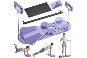 GRESONIC Planche Abdominale multifonctionnelle, Rouleau Abdominal à rebondissement Automatique avec Support pour Les Coudes, Planche d'exercices abdominaux multifonctionnelle