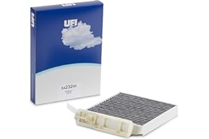 UFI Filters, Filtro Abitacolo ai Carboni Attivi 54.232.00, Filtro Abitacolo per Ricambio, Adatto a Auto, Applicabile su Diversi Modelli Dacia e Renault