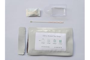 G.V.SHOP® Test d'alcoolémie Rapide: bandelettes jetables pour dépistage Personnel, prévention de l'alcoolisme, résultats en 2 Minutes, sûr et fiable, idéal pour Les événements et la Conduite (5pcs)