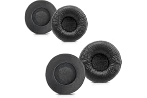 CALLEZ Plantronics Headset Ear Cushions, Earpads Replacement 50mm Ear Pads Covers for Plantronics Blackwire C320 3220 3200 C3210 3320 3325 HW251N HW520 Jabra PRO 920 930 935 Biz 1500 2400 Headphones (4 Pack)