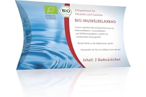 ‎WELTECKE Weltecke Bio-Muskel-Relax-Bad | 3 Bio-Badesäckchen je 10 g | Made in Germany | Veganes Entspannungs-Bad für Muskeln & Gelenke | Badezusatz aus Premium-Kräuter-Mischung ohne künstliche Zusätze