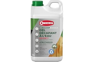 OWATROL - DILUNETT - Décapant Gélifié à l'Eau pour Bois Métal et PVC - Surfaces Extérieurs - 2,5 L