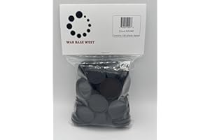 WAR BASE WEST Lot de 100 bases rondes 32 mm pour Warhammer 40k + AoS Games Workshop Wargame Bitz