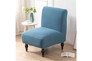 AQIGR Sesselbezug/Sofabezug ohne Armlehnen Elastischer für 1-Sitzer-Sofa Stretch Samt Stuhlschonbezüge Sesselschoner Abnehmbare Waschbare für Wohnzimmer Hotel Haus Esszimmer ( Color : #14 , Size : 2PCS )