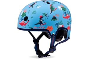 Micro Scooters | Bike/Scooter Printed Deluxe Children's Helmet | Cycling Accessories | Adjustable Headwear | Boys & Girls