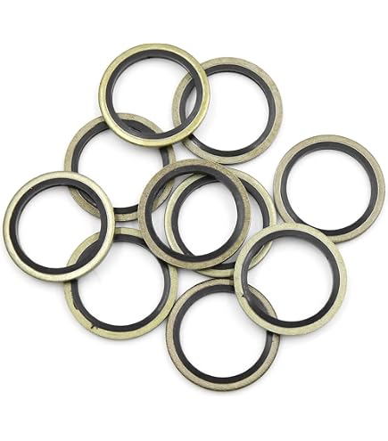 Lot De 50 Rondelles D'écrasement Pour Bouchon De Vidange - 12mm Intérieur, 19.7mm Extérieur, 2mm épaisseur - Aluminium
