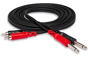 Hosa, telefon mono 6,3 mm till RCA-kabel (CPR-202)