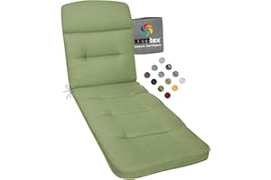 ‎KETTTEX EXKLUSIV KETTtex EXKLUSIV Auflage Rollliege Grün I Gartenliege Polster 200x65x9cm I KTH3 Liegenauflage I atmungsaktive Liegestuhl-Auflage I hautverträglich I wasserabweisendes Liegekissen I Dessin 2632