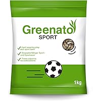 1kg Rasensamen Greenato Sport Sportrasen Sport- und Spielrasen Spiel Rasen Grassamen Rasensaat Gras