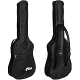 TIGER GGGB7-FAC - Custodia per chitarra acustica con tracolla e maniglia - colore nero