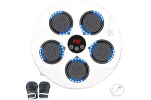 TAOLE Maquina De Boxeo Musical Entrenamiento | Smartciu Montado En La Pared Musical Boxing Machine Inteligente Blue-Tooth Maquina De Boxeo con Musica Recargable Boxing Training Máquina