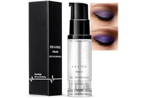 FRESFRESI Long-Lasting Waterproof Eyeshadow Primer - 24hr Smudge-Proof, Wrinkle-Hiding Base for Pigment-rich Eye Makeup - Transparent Primer Cream