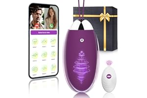 UKINGLE Vibradorador Mujer con Mando App Vibrador Mando Distancia Vibradores Consoladores.. para Mujer con Vibración Vibradorador Clítoris Control Remoto Juguetes