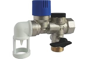 SOMATHERM FOR YOU - Messing Security Group NF 20/27 (3/4 ‚‘) mit einem gebogenen Luft guard Überdruck im Warmwasserbereiter zu vermeiden. Körper zwingend Sicherheit für Warmwasserbereiter.