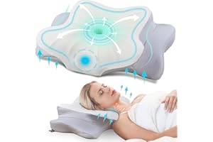 DONAMA Memory Foam Kissen Kopfkissen Nackenkissen ergonomisches Seitenschläferkissen