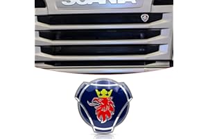 FTC 1 pz blu rosso grifone logo per Scania camion auto griglia anteriore cofano emblema distintivo decalcomania