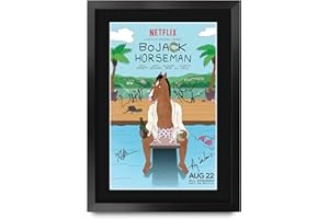 HWC Trading A3 FR Bojack Horseman Will Arnett Gifts - Immagine autografata autografata per tifosi della TV