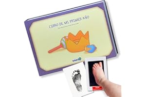 Bebesar® Álbum de Recuerdos del Primer Año del Bebé Recién Nacido + Caja Regalo - Libro Original para Embarazadas.