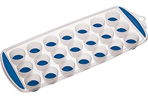 KitchenCraft Colourworks Stampo per Cubetti di Ghiaccio Pop Out - Blu