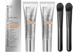 WENCHRISDT 2pcs Perfection Eye Tightener With Brush,Temporary Eye Tightener,Makeup Primer For Face, Face Primer, Reduces Fine Lines & Wrinkles