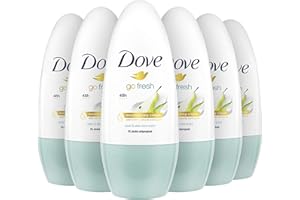 'Dove Desodorante Roll On Mujer "Go Fresh – Pear & Aloe Vera – 6 Pack (6 x 50 ml)