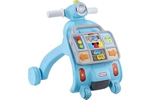 Little Tikes Learn & Play Girello - Include effetti sonori e pannello attività staccabile - Tema Guida - Batterie incluse - Età: dai 9 a 36 mesi.