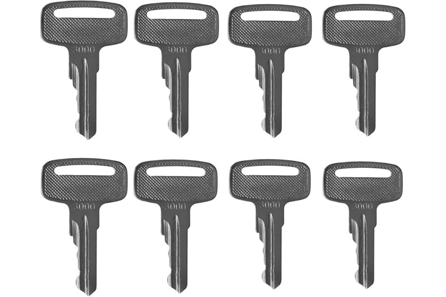 3000 83093gt GT83093 SJ138137 37947gt Ignition Keys Used for Genie/Skyjack Boom and Scissor Lifts (8pack)