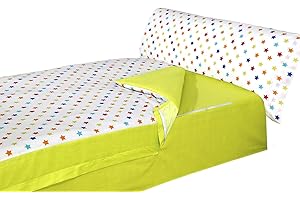 Montse Interiors, S.L. Saco nórdico Estampado con Cremallera y Bajera Ajustable (para Cama de 90x190/200, Happy)