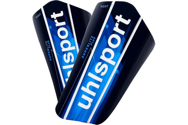 uhlsport Super Lite Plus Protege Tibia Foot Enfant - Protège-Tibias de Football Protège-Tibias pour Enfants et Adultes - Ultra léger et Flexible