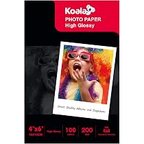 KODAK Fotopapier 100 Blatt – Hochglanz, 180 G/m², 10x15 Cm Für Inkjet-Drucker