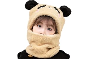 MK MATT KEELY Bonnet Enfant Garcon Fille 3 in 1 Ensemble Bonnet Snood Cache Cou Cache Oreille pour 1-14 Ans