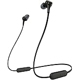 Sony WI-XB400B kabellose In-Ohr Kopfhörer (eingebauter Sprachassistent, Neckband Design, Bluetooth 5.0, NFC, Headset mit Mikr