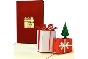 DIESE-KLAPPKARTEN Biglietto di Natale 3D pop-up, da donare insieme a un regalo in denaro, W35