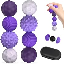 Bolas Magnéticas De Silicona Anti-Estrés – Set De 8 Piezas De 3 Cm Con Colores Vibrantes, Juguetes Sensoriales Para Aliviar Ansiedad, Incluye Estuche De Transporte