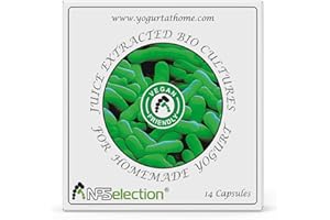 NATURAL PROBIOTIC SELECTION Colture vegane per principianti: yogurt BIO fatto in casa - Prodotto non caseario da utilizzare con latte di soia | Ottimi risultati con latte di cocco e mandorle