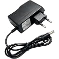 Bloc Alimentation 9V 1A pour Pédale Guitare - Alimentation Pedale Guitare Centre Négatif 5.5x2.1mm, Adaptateur 9V AC-DC Adapter 100-240V pour Boss PSA-120S JOYO Stompbox Casio, Câble 1M Cuivre