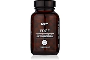 Form Edge - Natural Nootropic for Focus | Cognitive Supplement with Alpha GPC, Bacopa Monnieri, Ginkgo Biloba & B Vitamins | Supports Memory, Calmness & Mental Performance