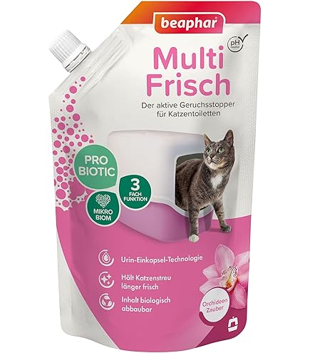 Beaphar Multi Frisch Deodorante Per Lettiera - Profumo Vaniglia E Melone, Neutralizza Gli Odori, 400 G - Foto 4