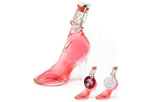 Pink Vodka Gift - Miniature Lady Shoe Shaped Glass Bottle - Stiletto 40ml - 36% ABV - Made By IL GUSTO (Pink Vodka)