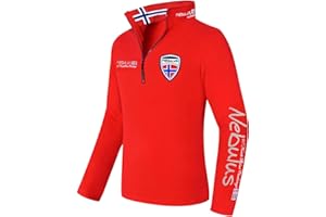 Nebulus Herren Pullover SKANDINAVIA, Warmer Fleecepullover, Pulli aus Fleece mit Half Zip Reißverschluss