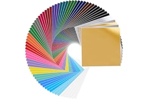 IIMAGINE VINYL iImagine Vinilo 72 Unidades, 30,48 x 30,48 cm, Láminas de Vinilo Adhesivas para Máquinas de Corte, para Tazas y Ventanas de Coche